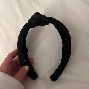 Lele Sadoughi Black Velvet Headband